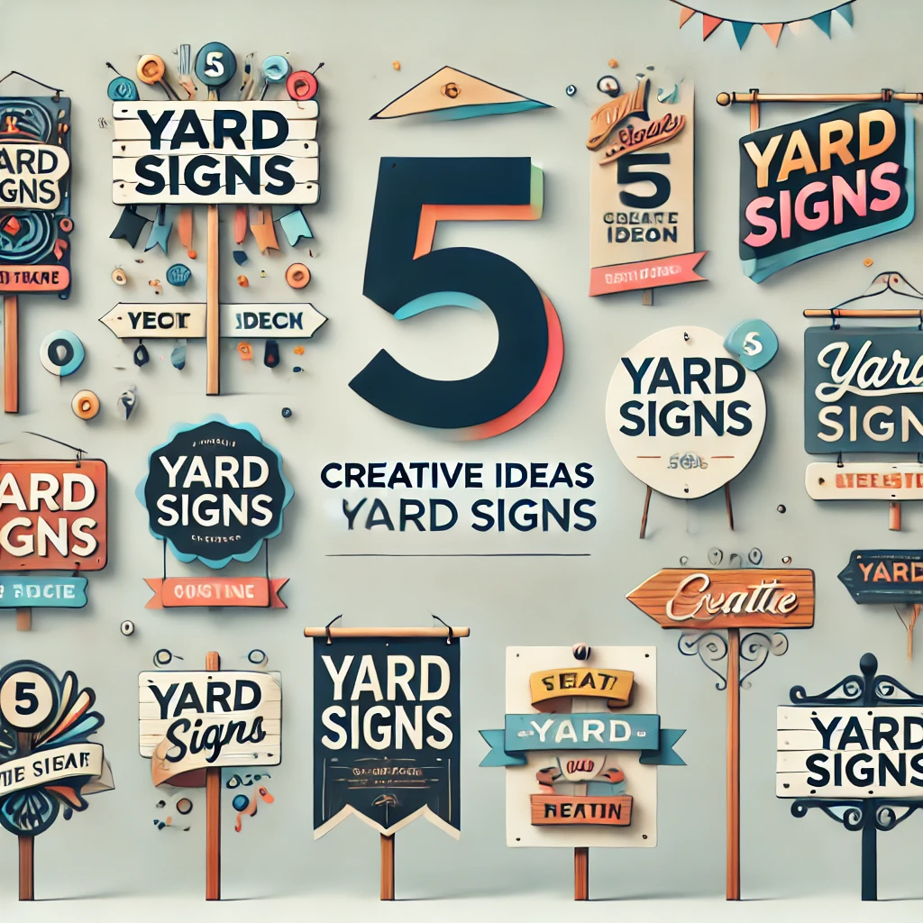 Creative Yard Signs